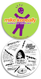"Mike Keneally Ripped My Head Off" Sticker